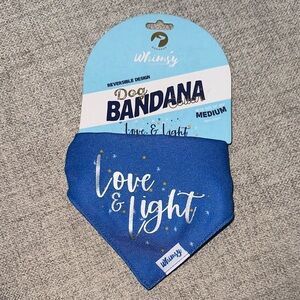 Whimsy Blue Dog Bandana - Love & Light Design